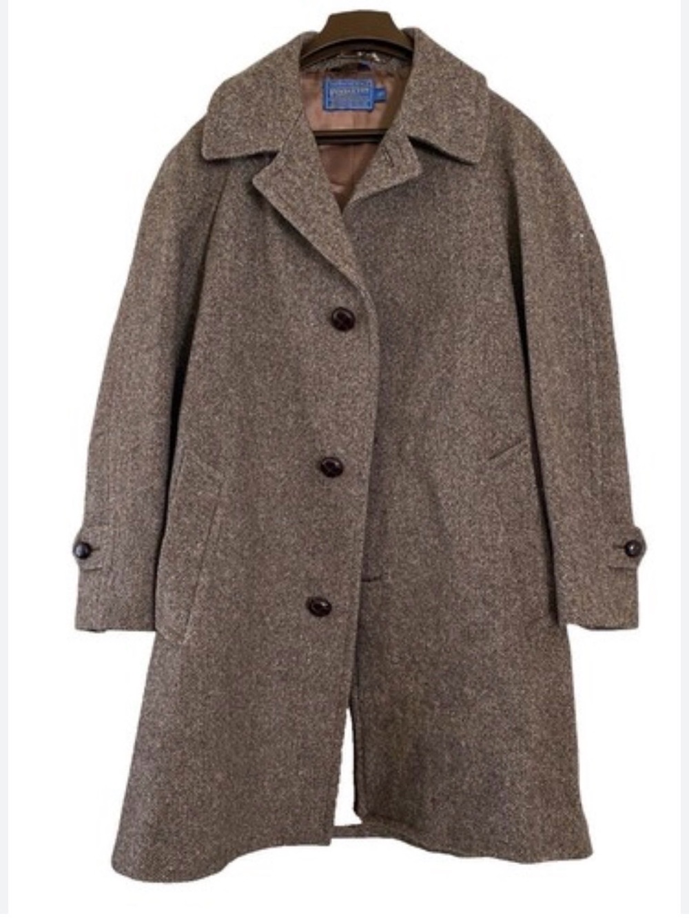 Pendleton Wool Chester Coat Gray 100%
Virgin Wool Made in USA, Size 40